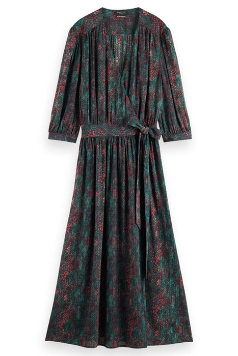 MIDI WRAP DRESS SNAKE 3