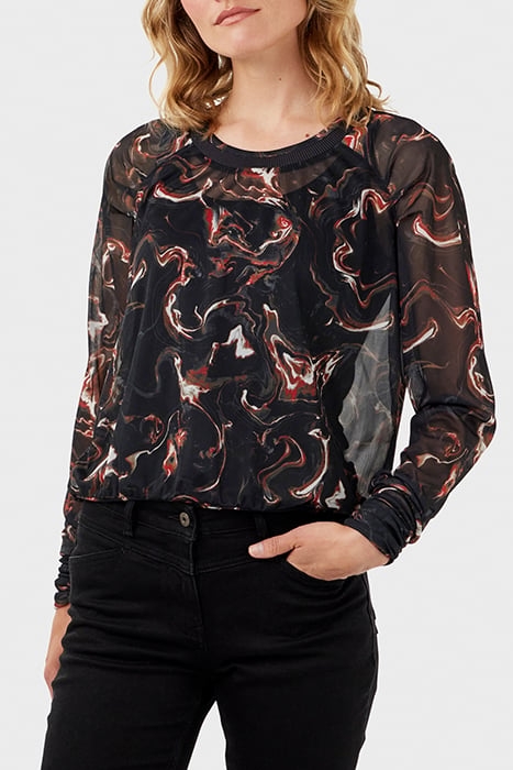 T-SHIRT LONG SLEEVES 21102041 BLACK 1