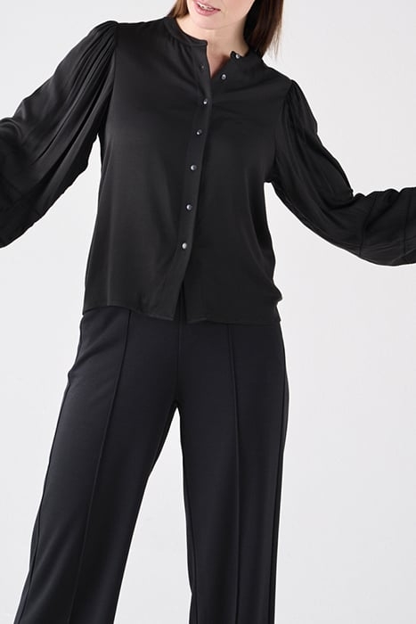 BLOUSE WOVEN LONG SLEEVES 22002037 BLACK 6