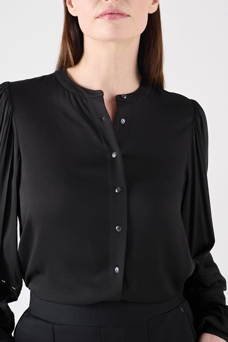 BLOUSE WOVEN LONG SLEEVES 22002037 BLACK 7
