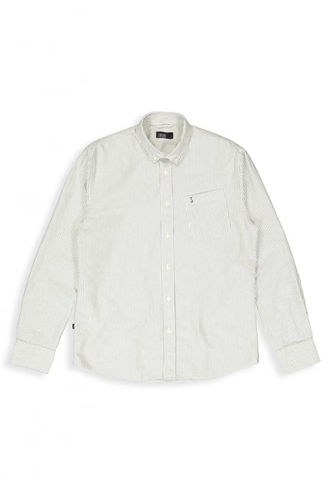 AIDAN OXFORD STRIPE SHIRT LAVA 3