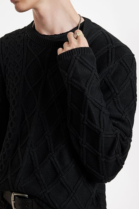DOTEL LS MIXED CABLE CREW BLACK 3