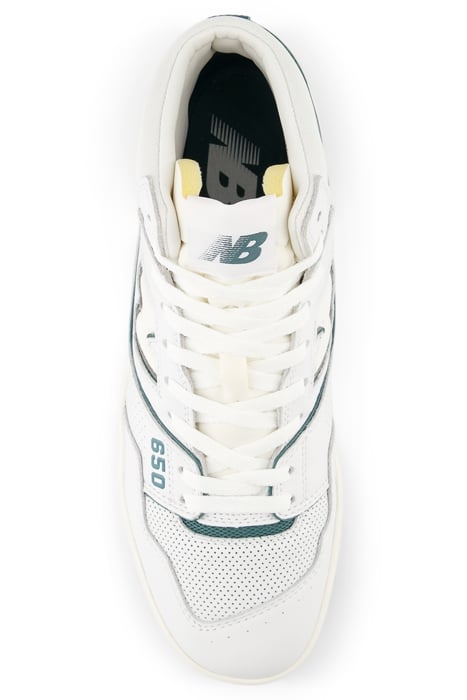 BB650RGR SNEAKERS IN WHITE & GREEN 3