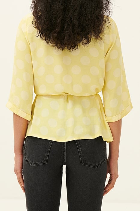 3/4 SLEEVES PRINTED WRAP TOP DIVA 2
