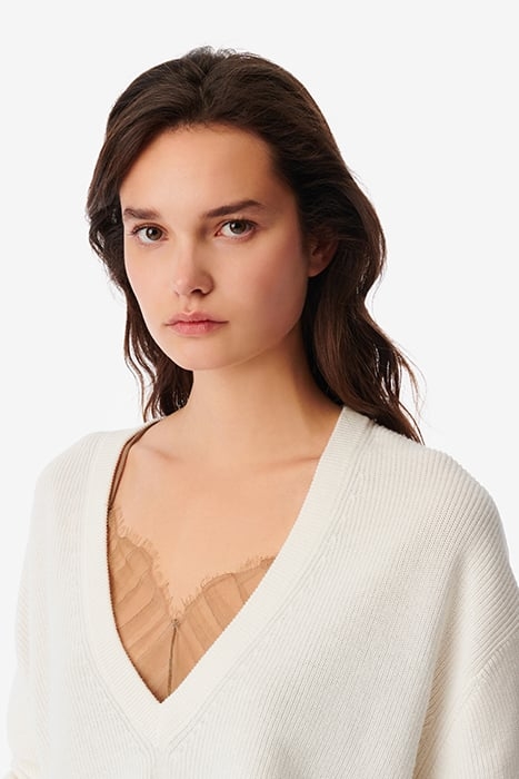 VIOLA KNITTED SWEATER IN ECRU 5