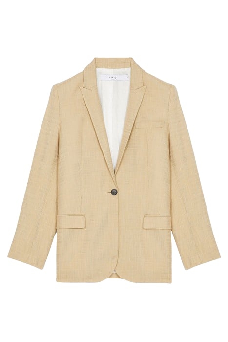 DANYS SINGLE BREASTED COAT IN CAMEL 3