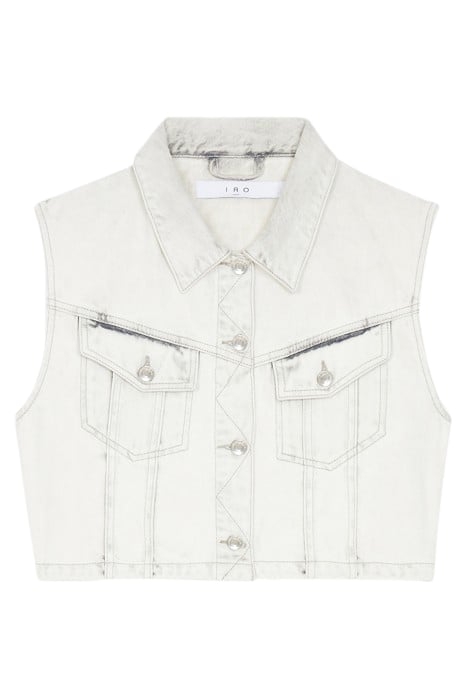 CLODI VEST IN LIGHT GREY 4