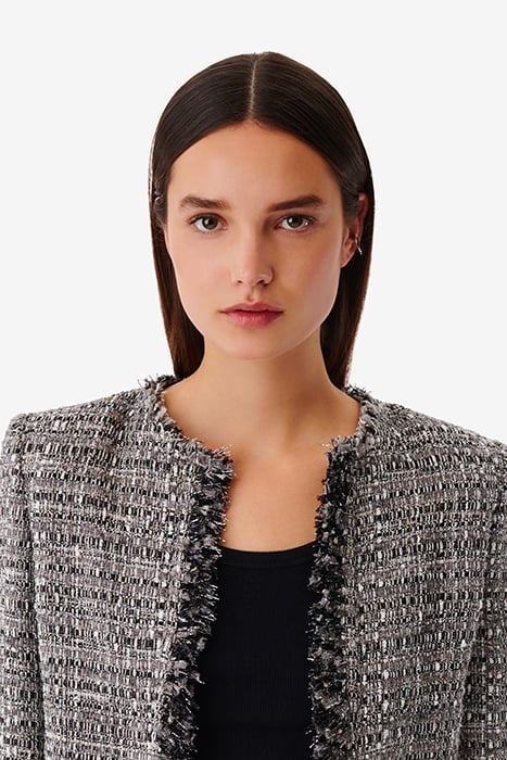 ZICO CROPPED JACKET IN SILVER 5