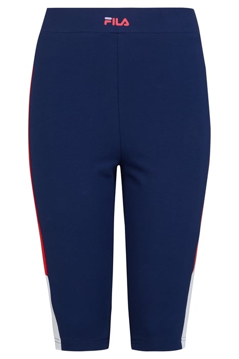 BASEL SHORT LEGGINGS MEDIEVAL BLUE-TRUE RED-BRIGHT WHITE 1