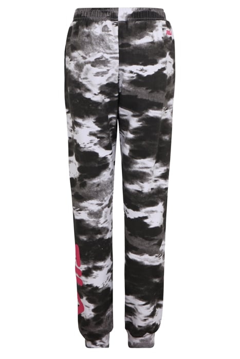 SEEG CLASSIC LOGO SWEAT PANTS BLACK SMOKE AOP 2