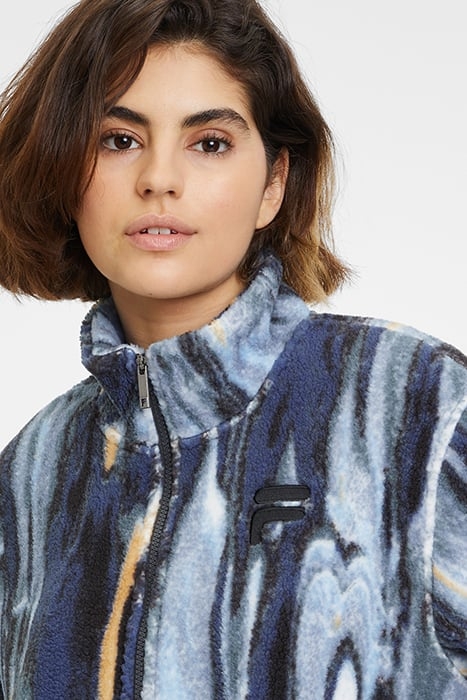 CHAMBLY AOP ZIPPER JACKET BLUE MELTING AOP 7