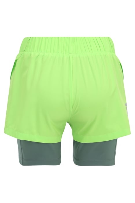 ROSELLE RUNNING SHORTS JASMINE GREEN-DARK FOREST 5