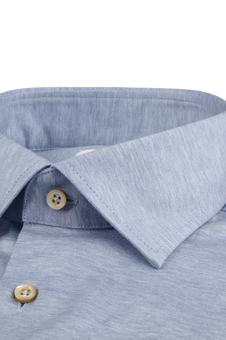 JERSEY SHIRT, FITTED BODY LIGHT BLUE 2