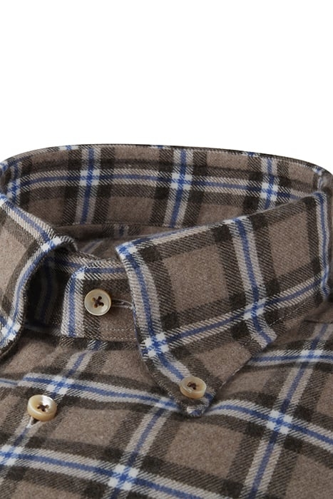 FITTED BODY/26, RC CUFF LIGHT BROWN CHECK 2