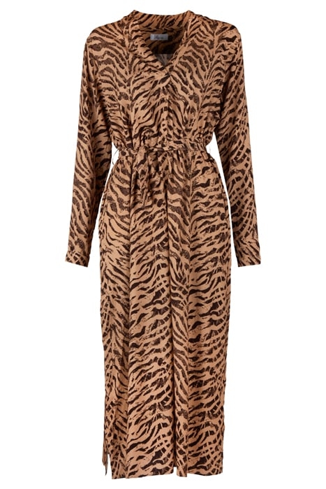 DESIREÉ, DRESS BEIGE PATTERN 1