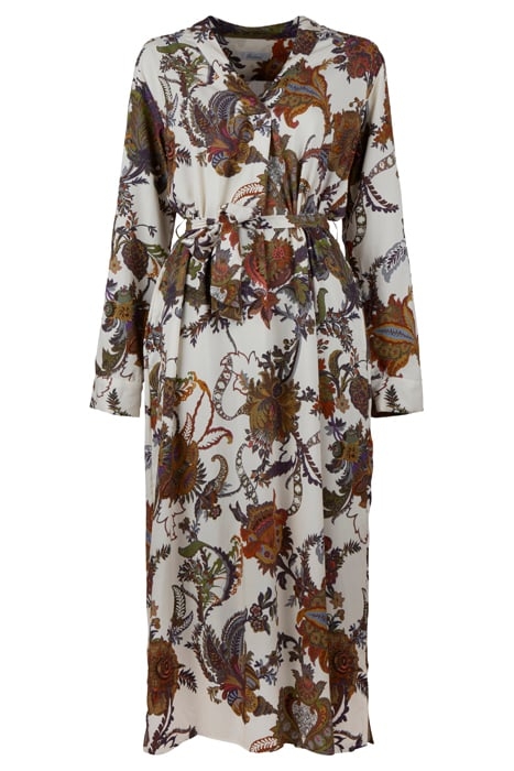 DESIREÉ, DRESS OFFWHITE PATTERN 1