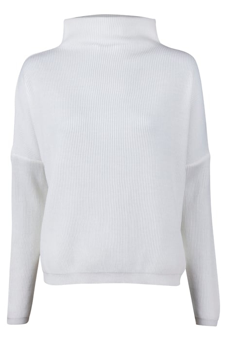 DAISIE KNIT TURTLENECK WHITE 1