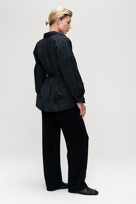 CORA RELAXED TAPERED PANTS BLACK 3