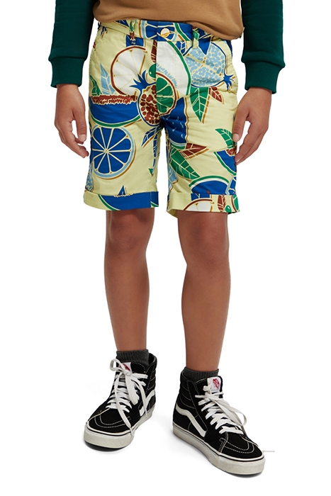 BOYS ALL-OVER PRINTED CHINO SHORTS FRUITS ALLOVER 1