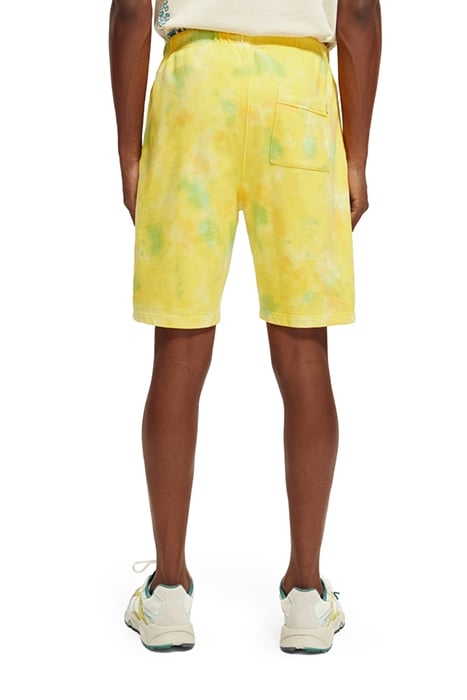 RELAXED TIE-DYE SWEATSHORTS YELLOW TIE DYE 2