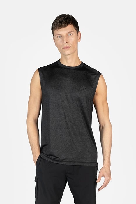 ATHLETIC REGULAR FIT TANK JET BLACK 1