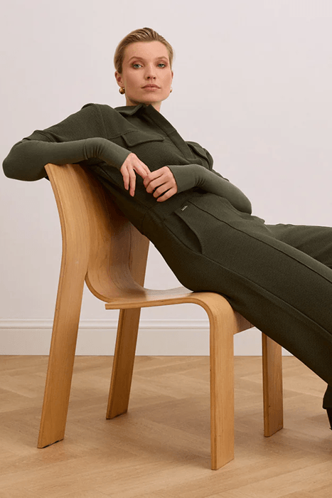 MOON CLASSIC CARGO OVERALL DEEP MOSS 3