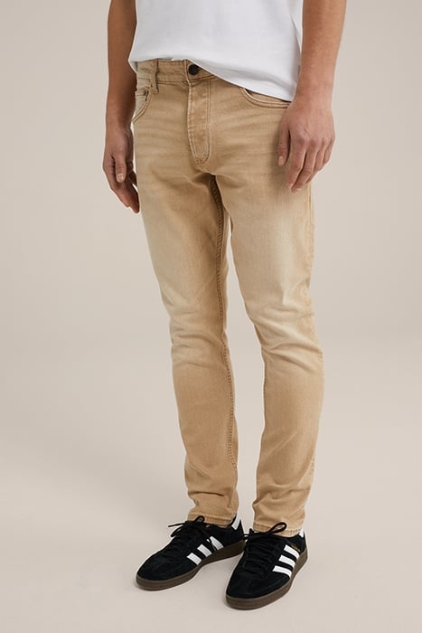 5-POCKET MID WAIST BEIGE 1