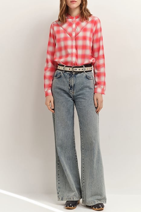 CLIVE - HIBISCUS CHECK SHIRT 3