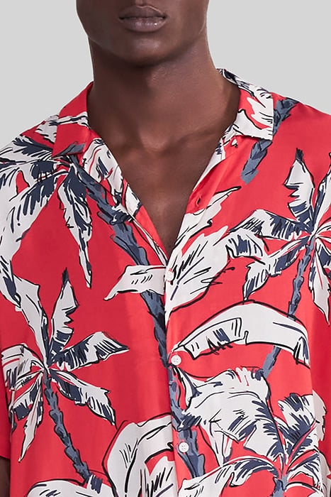 CAYENNE LENZING™ ECOVERO™ PALM-TREE SLIM SHIRT 6