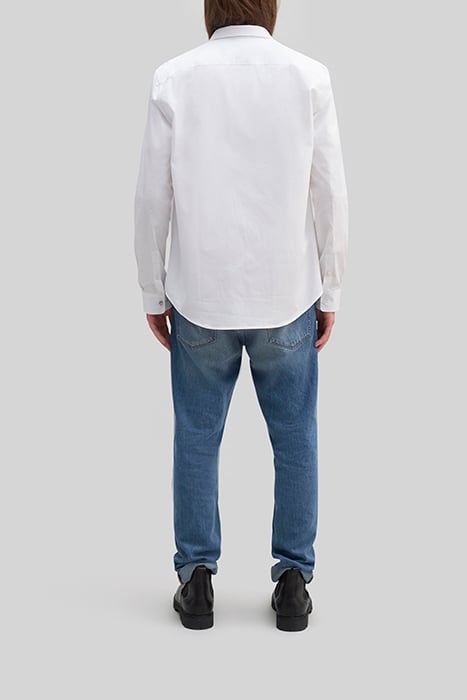 UNISEX WHITE ORGANIC COTTON GENDER FREE SHIRT 4