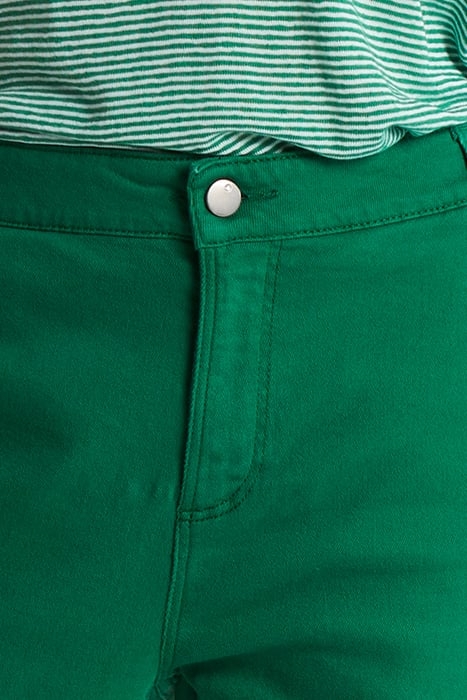 MEADOW GREEN FLARED JEANS 6