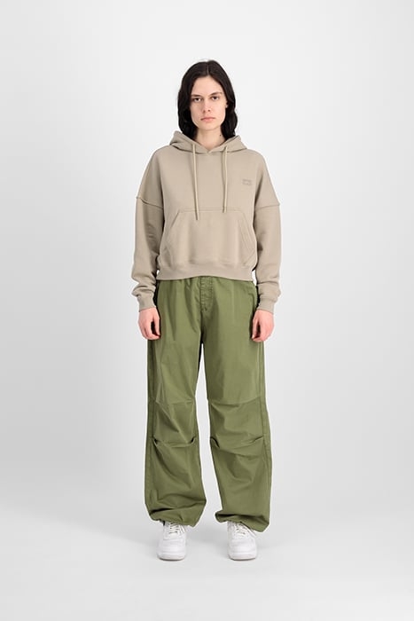 ALPHA ESSENTIALS RL HOODIE VINTAGE SAND 1