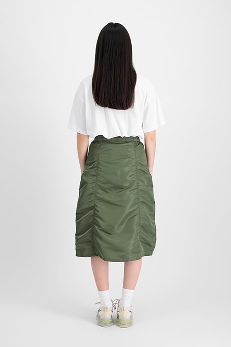 MA-1 MIDI SKIRT SAGE-GREEN 4