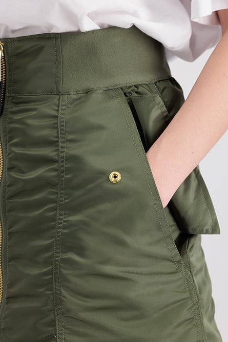 MA-1 MIDI SKIRT SAGE-GREEN 7
