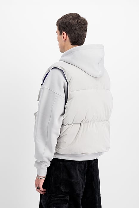 MA-1 PUFFER VEST UV PASTEL GREY 2
