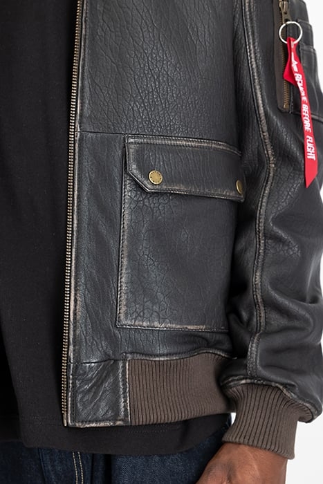 B-15 LEATHER CUSTOM VINTAGE BROWN 7