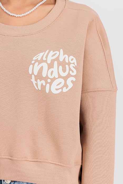 LOGO SWEATER DUSTY CORAL 7