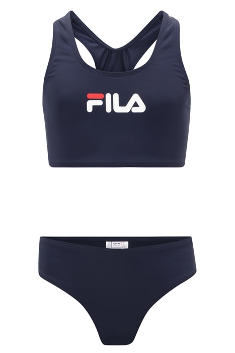 SASSARI RACER BACK BIKINI BLACK IRIS 1