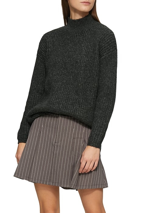 S.OLIVER-QS PULLOVER GREY/BLACK 1