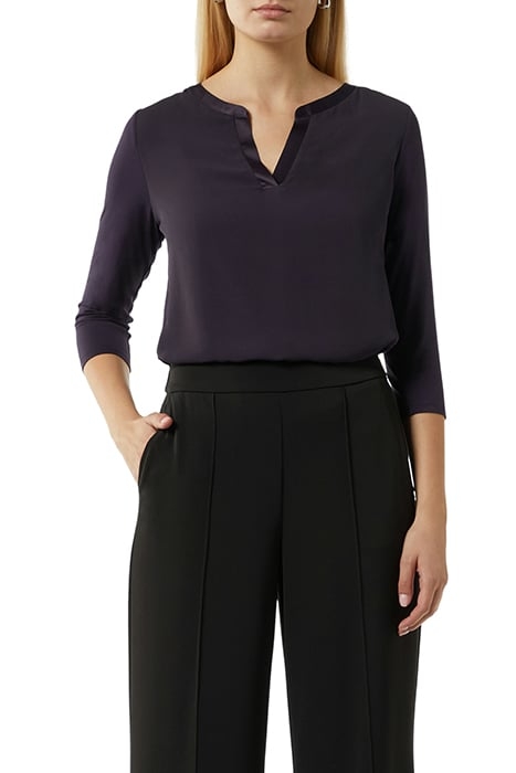 COMMA T-SHIRTS PURPLE-PLUM 1