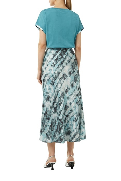 COMMA SKIRTS BLUE-GREEN AOP 3