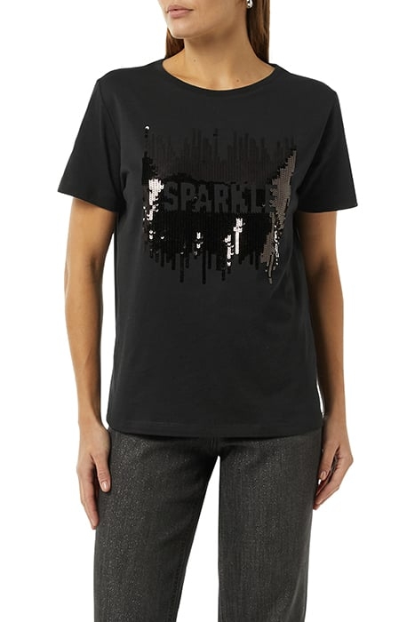 COMMA T-SHIRTS GREY/BLACK 1