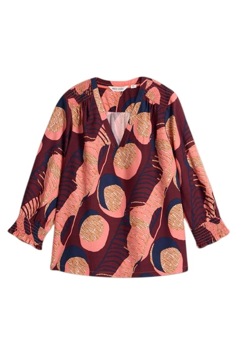 ELISA TOP PLUM PRINT 3