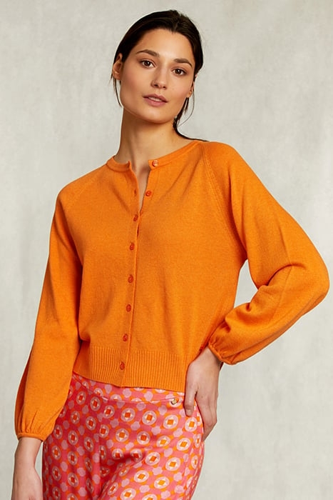 ORANGE CARDIGAN WITH BUTTONS ORANGE 1