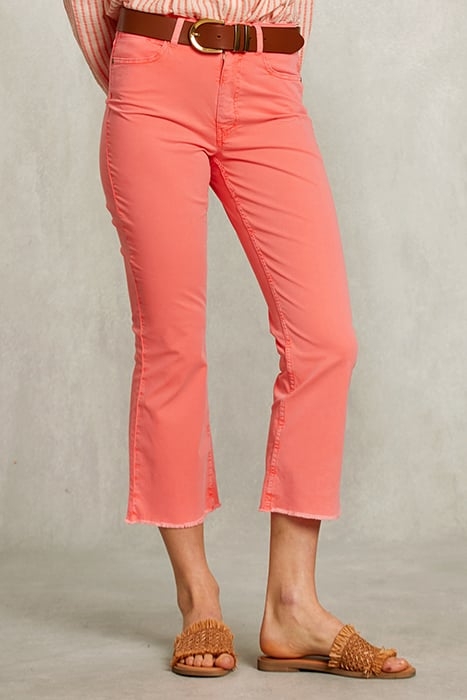PINK CROPPED FLARE PANTS 1