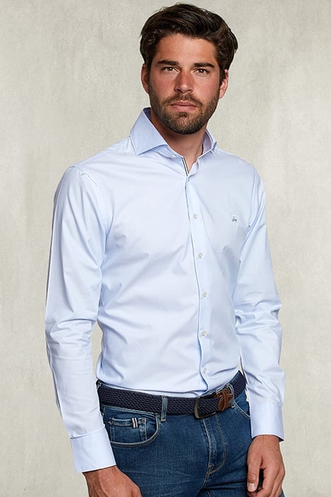 CUSTOM FIT SHIRT BLUE BLUE 1