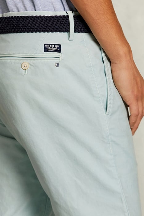 SLIM FIT COTTON CHINO SISAL BLUE 4