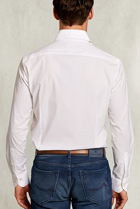 SLIM FIT UNI STRETCH SHIRT WHITE WHITE 2