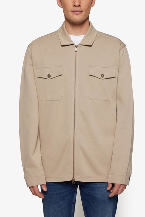 BERTLESI ZIP OVERSHIRT PURE CASHMERE 1