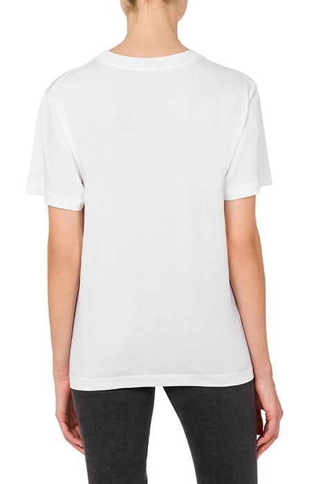 PEACE & LOVE JERSEY T-SHIRT WHITE 2